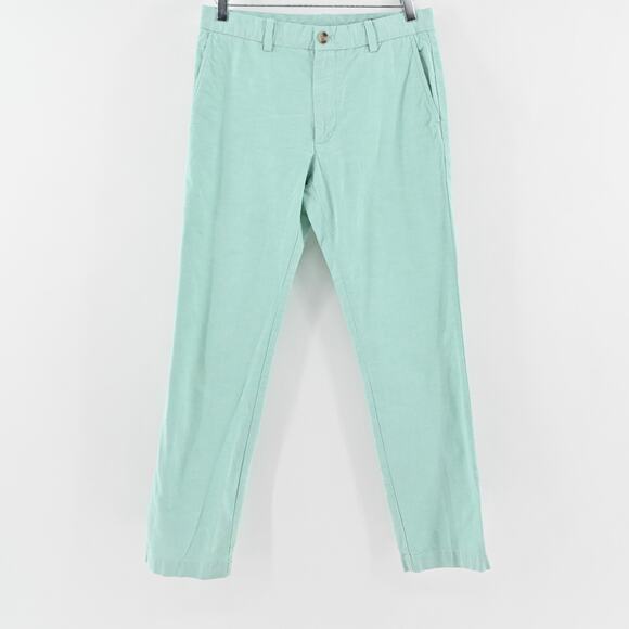 Vineyard Vines Other - VINEYARD VINES Pants Mens Sz 30x32 Cotton Slim Taper Leg Teal Blue Casual Preppy